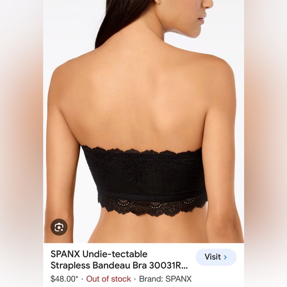 SPANX Unditectable strapless bra sz L - Picture 2 of 7